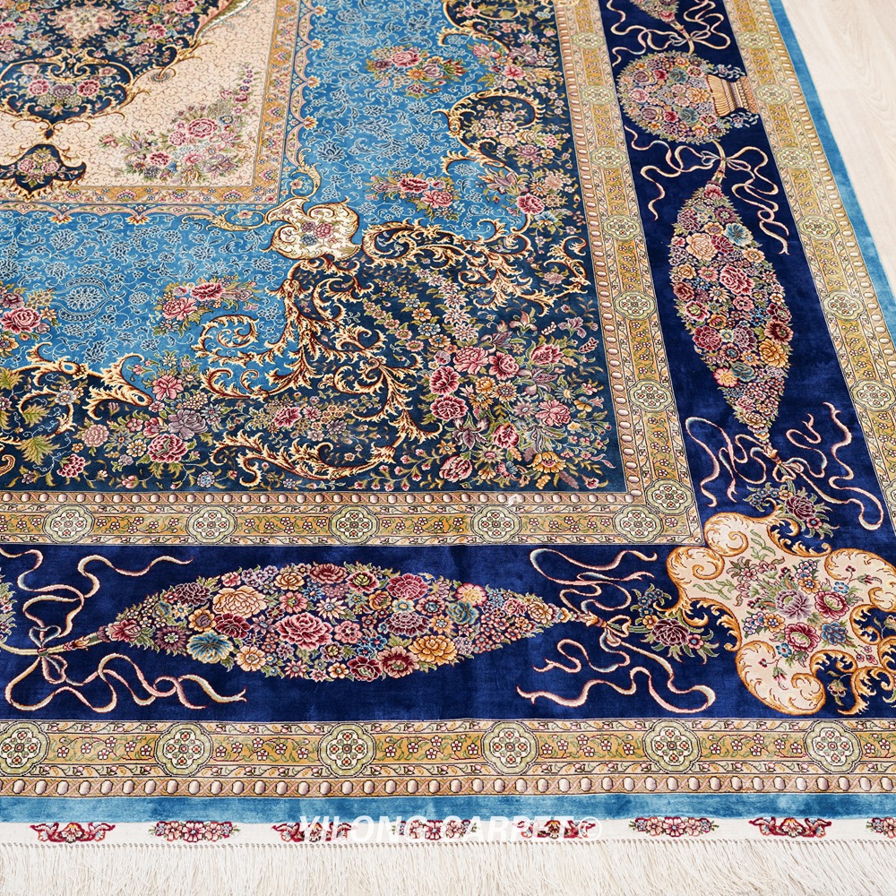 2.5'x4' Blue Persian Oriental Handcraft Carpet Kashmir Rugs For Sale  (ZQG453A) - AliExpress