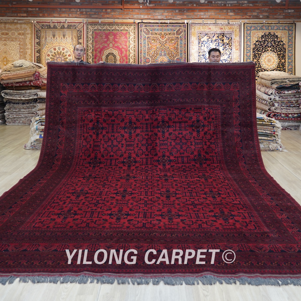 Afghanistan Carpet Hand Knotted Wool Area 9 7x12 8ft Yilong Factory