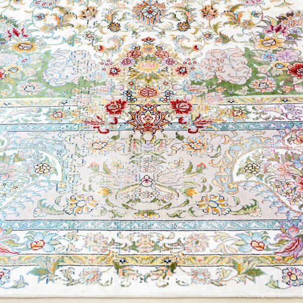 Persian Rug Traditional Hand-Knotted Pure Silk Rug Living Room 10x14ft