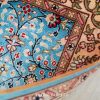 blue persian carpet silk