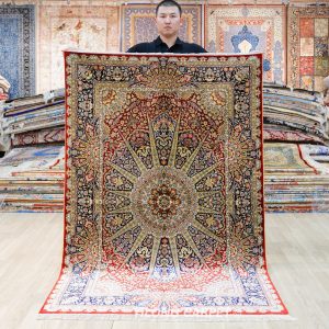 new silk carpet