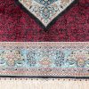 Turkish Rug Dark Red Handmade Silk Villa Rug 4x6ft - Image 6