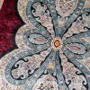 Turkish Rug Dark Red Handmade Silk Villa Rug 4x6ft - Image 8