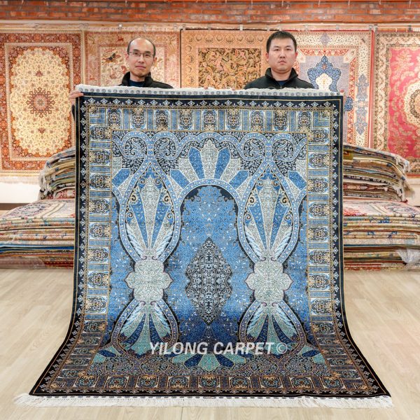 Turkish Carpet Oriental Silk Rug Handmade Carpet 5x7ft