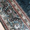 Turkish Carpet Handmade Blue Silk Classic Oriental Carpet 9x12ft - Image 7