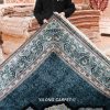 Turkish Carpet Handmade Blue Silk Classic Oriental Carpet 9x12ft - Image 9