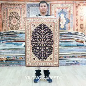 Hereke Rug Small Turkish Handmade Silk Rug 2x3ft