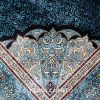 Turkish Carpet Blue Oriental Silk Rug Handmade Rug 5x7ft - Image 6