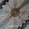 Turkish Rug Small Oriental Blue Hand Knotted Silk Rug 2x3ft - Image 4