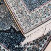 Blue Turkish Rug Small Oriental Hand Knotted Silk Rug 2x4ft - Image 9
