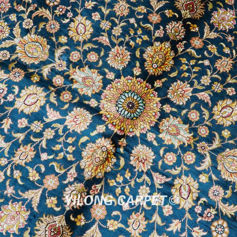 Turkish Carpet Hand knotted Carpet Silk Oriental Rug 6x9ft - Image 5