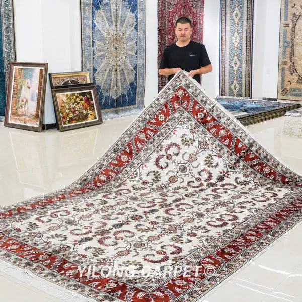 Pakistan Silk Carpet Persian Handmade Silk Room Luxury Carpet