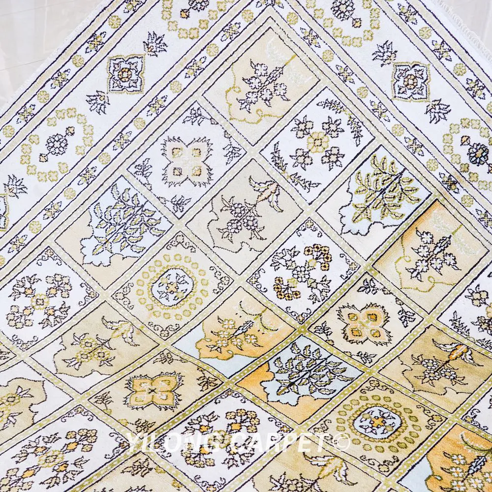 Pakistan Carpet Four Season Hand knotted Carpet Silk Persian Rug 6x9ft - Image 7