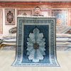 Turkish Carpet Sudan Design Oriental Handmade Area Silk Rug 4x6ft - Image 2