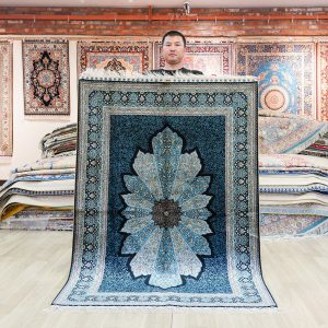 Turkish Carpet Sudan Design Oriental Handmade Area Silk Rug 4x6ft