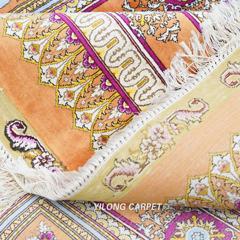 Turkish Carpet Handmade Carpet Silk Oriental Rug 6x9ft - Yilong