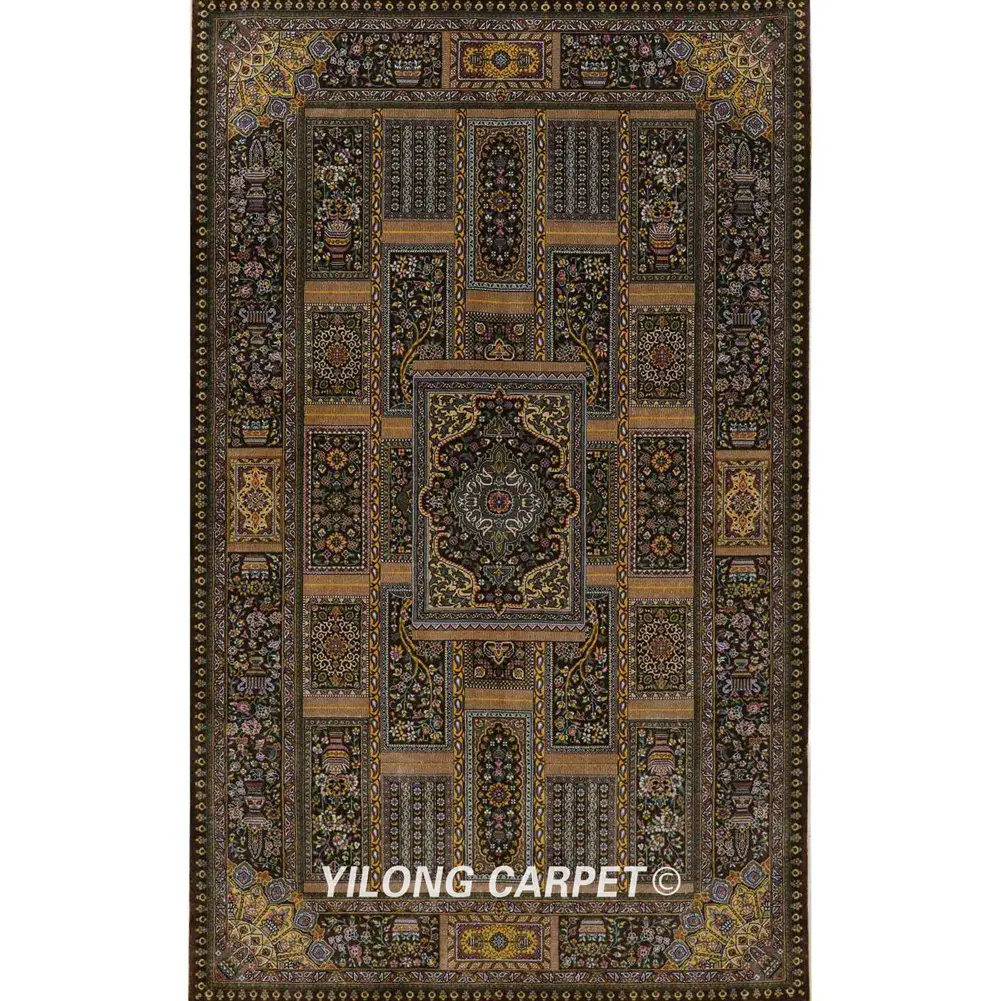 Silk Rug Persian Hand Knotted Rug Collection 3x5ft