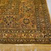 Antique Silk Persian Rug Traditional Hand-Knotted Silk Rug Living Room 10x14ft - Image 6