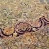 Antique Silk Persian Rug Traditional Hand-Knotted Silk Rug Living Room 10x14ft - Image 7
