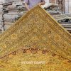 Antique Silk Persian Rug Traditional Hand-Knotted Silk Rug Living Room 10x14ft - Image 9