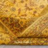 Persian Antique Handmade Golden Silk Classic Oriental Carpet 9x12ft - Image 7