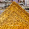 Persian Antique Handmade Golden Silk Classic Oriental Carpet 9x12ft - Image 9