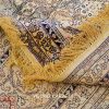 Antique Hand-Knotted Silk Rug Persian Carpet for Villa Room 8x10ft - Image 8
