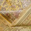 Antique Rug Hand-Knotted Silk Persian Carpet for Villa Room 8x10ft - Image 8