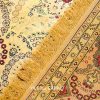Antique Persian Hand Knotted Carpet Silk Golden Oriental Rug 6x9ft - Image 8