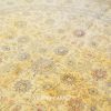 Antique Persian Silk Rug Hand Woven Round Villa Carpet 6x6ft - Image 7