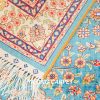 Seven Hills Rug Small Oriental Blue Hand Knotted Silk Rug 2x3ft - Image 9
