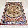 Persian Dom Design Oriental Handmade Area Silk Rug 4x6ft - Image 3