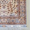 Turkish Rug Small Oriental Beige Hand Knotted Silk Rug 2x3ft - Image 5