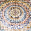 Hand-Knotted Silk Persian Dom Design Carpet for Villa Room 8x10ft - Image 4