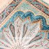 Turkish Carpet Oriental Silk Rug Blue Hand Knotted Carpet 5x7ft - Image 8
