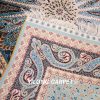 Turkish Carpet Blue Oriental Hand knotted Area Silk Rug 4x6ft - Image 9