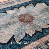 Turkish Carpet Oriental Silk Rug Blue Sutan Design Hand Knotted Carpet 5x7ft - Image 6