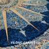 Turkish Carpet Oriental Silk Rug Blue Hand Knotted Carpet 5x7ft - Image 6