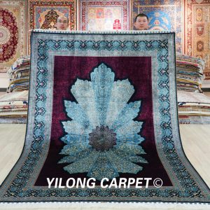Turkish Rug Handmade Carpet Silk Red Oriental Rug 6x9ft