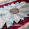 Turkish Rug Handmade Carpet Silk Red Oriental Rug 6x9ft - Image 6