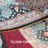 Turkish Rug Handmade Carpet Silk Red Oriental Rug 6x9ft - Image 9
