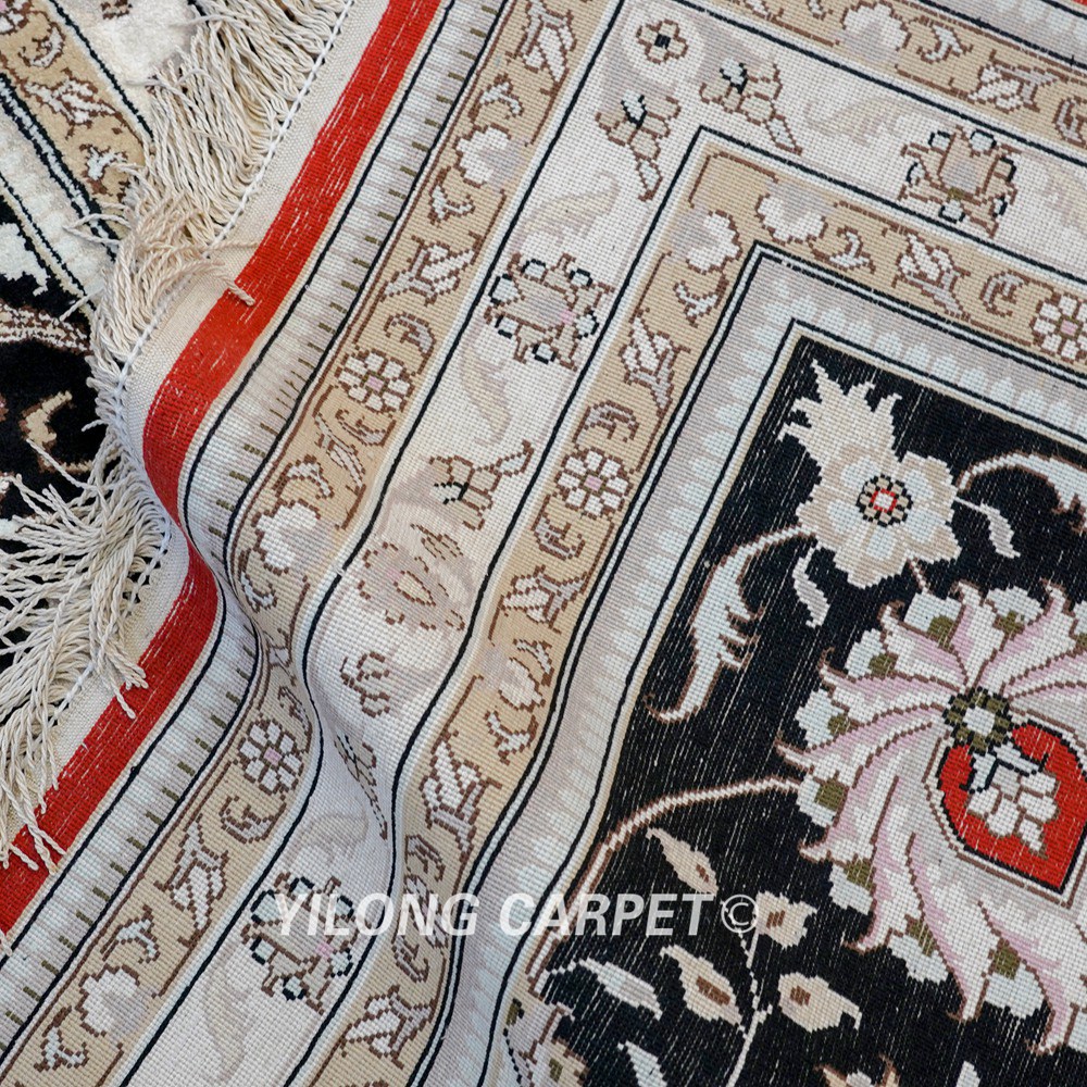 Super Large Persian Carpet Hand-Knotted Silk Red Carpet 12x18ft - Image 8