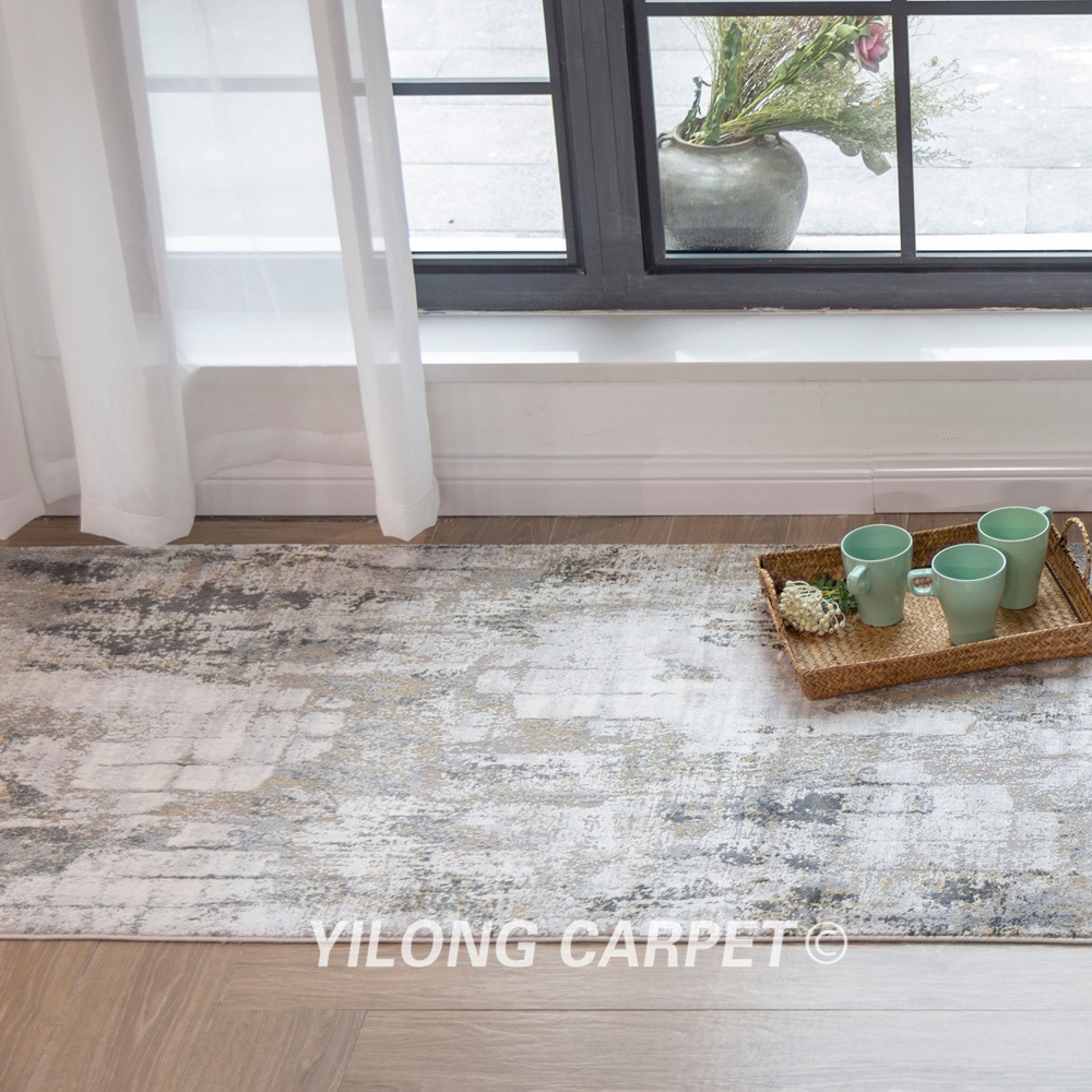 Bamboo Silk Rug Runner Soft Modern Luxury Villa Rug Runner 2.62x9.84ft - Image 2