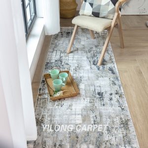 Bamboo Silk Rug Runner Soft Modern Luxury Villa Rug Runner 2.62x9.84ft