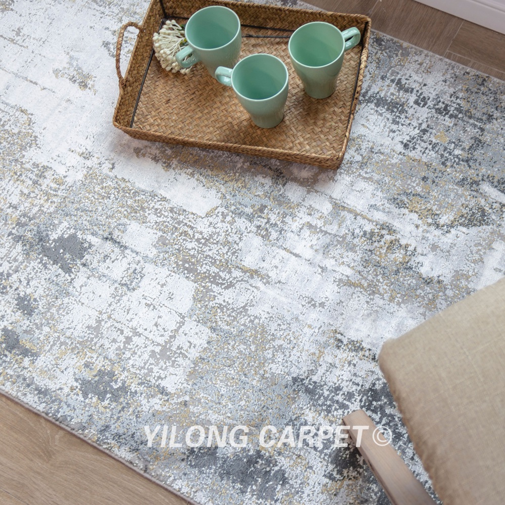 Bamboo Silk Rug Runner Soft Modern Luxury Villa Rug Runner 2.62x9.84ft - Image 4