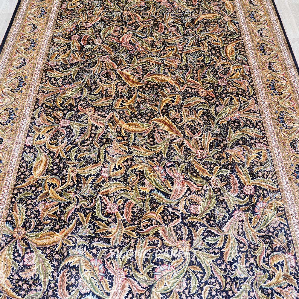 Turkish Silk Rug Handmade Carpet Silk Oriental Rug 6x9ft Sold Out - Image 4