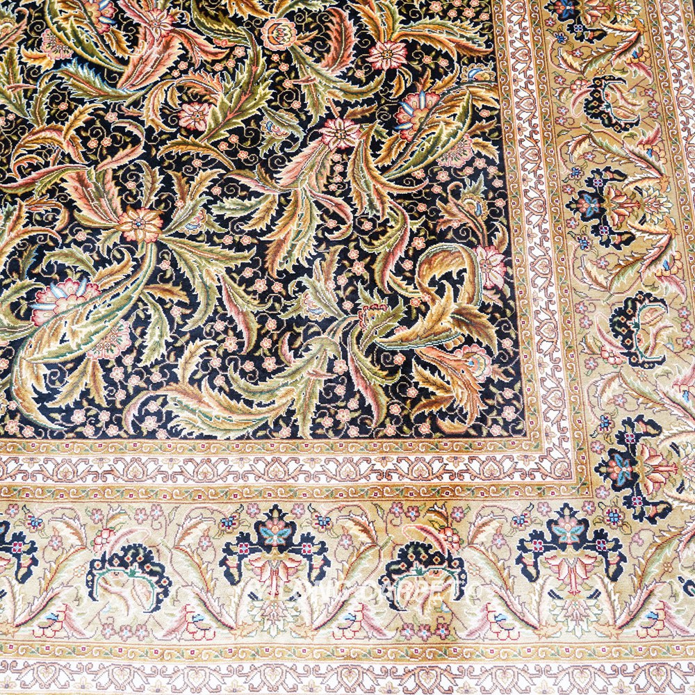 Turkish Silk Rug Handmade Carpet Silk Oriental Rug 6x9ft Sold Out - Image 5