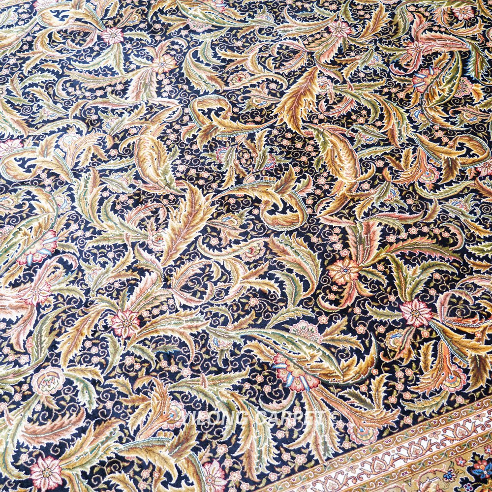 Turkish Silk Rug Handmade Carpet Silk Oriental Rug 6x9ft Sold Out - Image 6