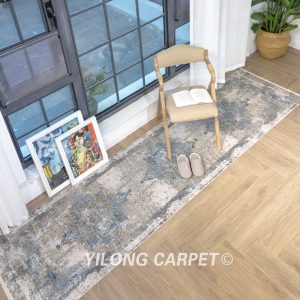 Bamboo Silk Soft Rug Runner Modern Luxury Villa Rug Runner 2.62x9.84ft