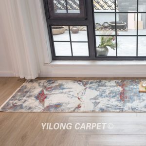 Modern Bamboo Silk Rug Runner Soft Luxury Villa Rug Runner 2.62x13.12ft